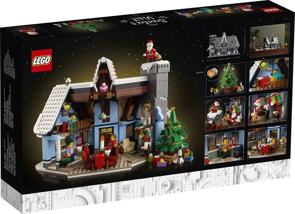 10293  ICONS WINTER VILLAGE COLLECTION SANTA'S VISIT