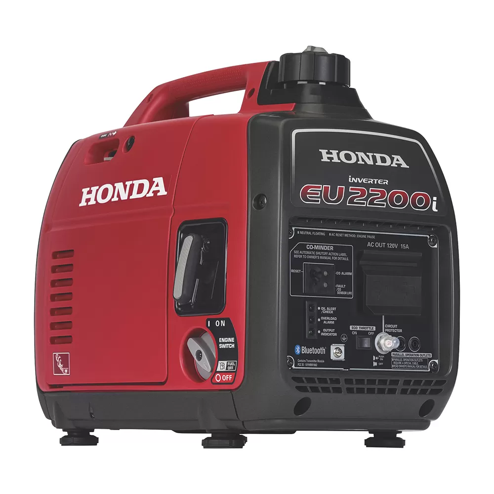 2200-Watt Recoil Start Gasoline Powered Inverter Generator with 20 Amp Outlet