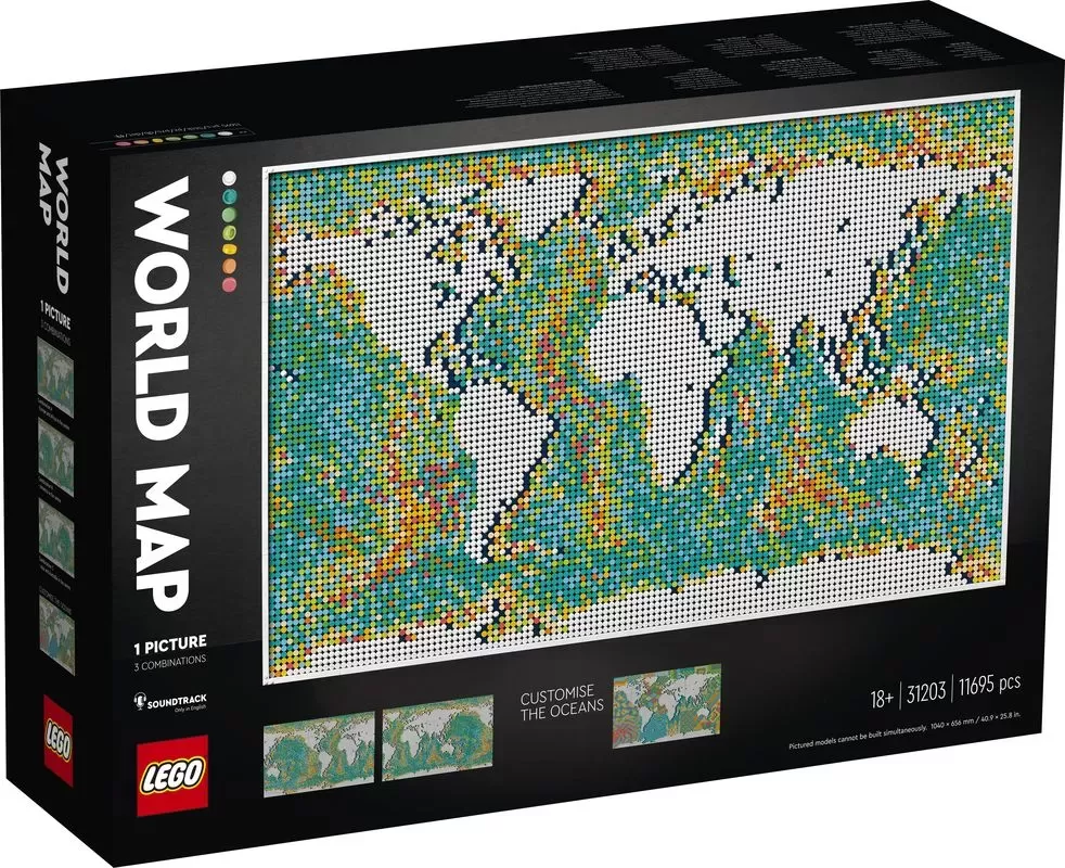31203 ART WORLD MAP