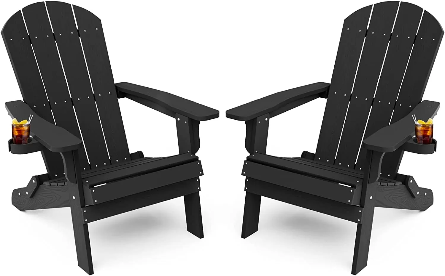 Adirondack Chair ,Patio Chairs 5 Steps Easy Installation,Widely Used in Outdoor, Fire Pit, Deck, Outside, Garden, Campfire Chairs