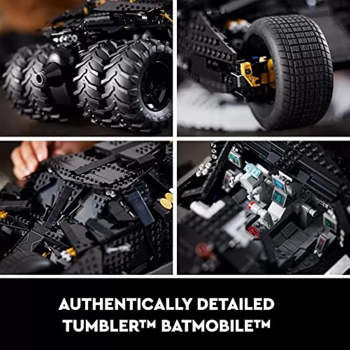 DC Super Heroes Batmobile Tumbler 76240 Building Set for Adults (2049 Pieces)