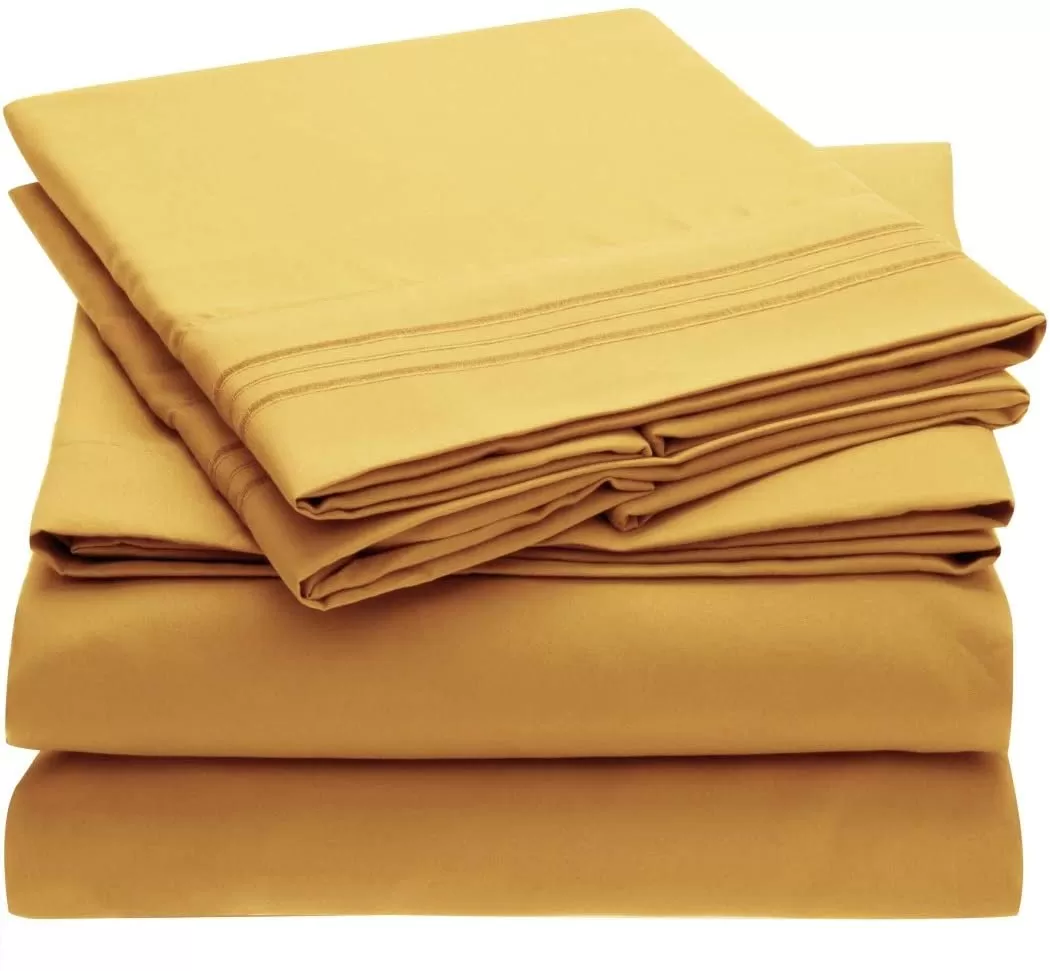 Brushed Microfiber Hypoallergenic 4 pcs Bedsheet Set