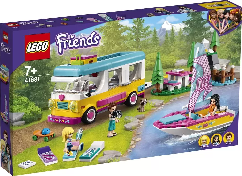 41681 FRIENDS FOREST CAMPER VAN AND SAILBOAT