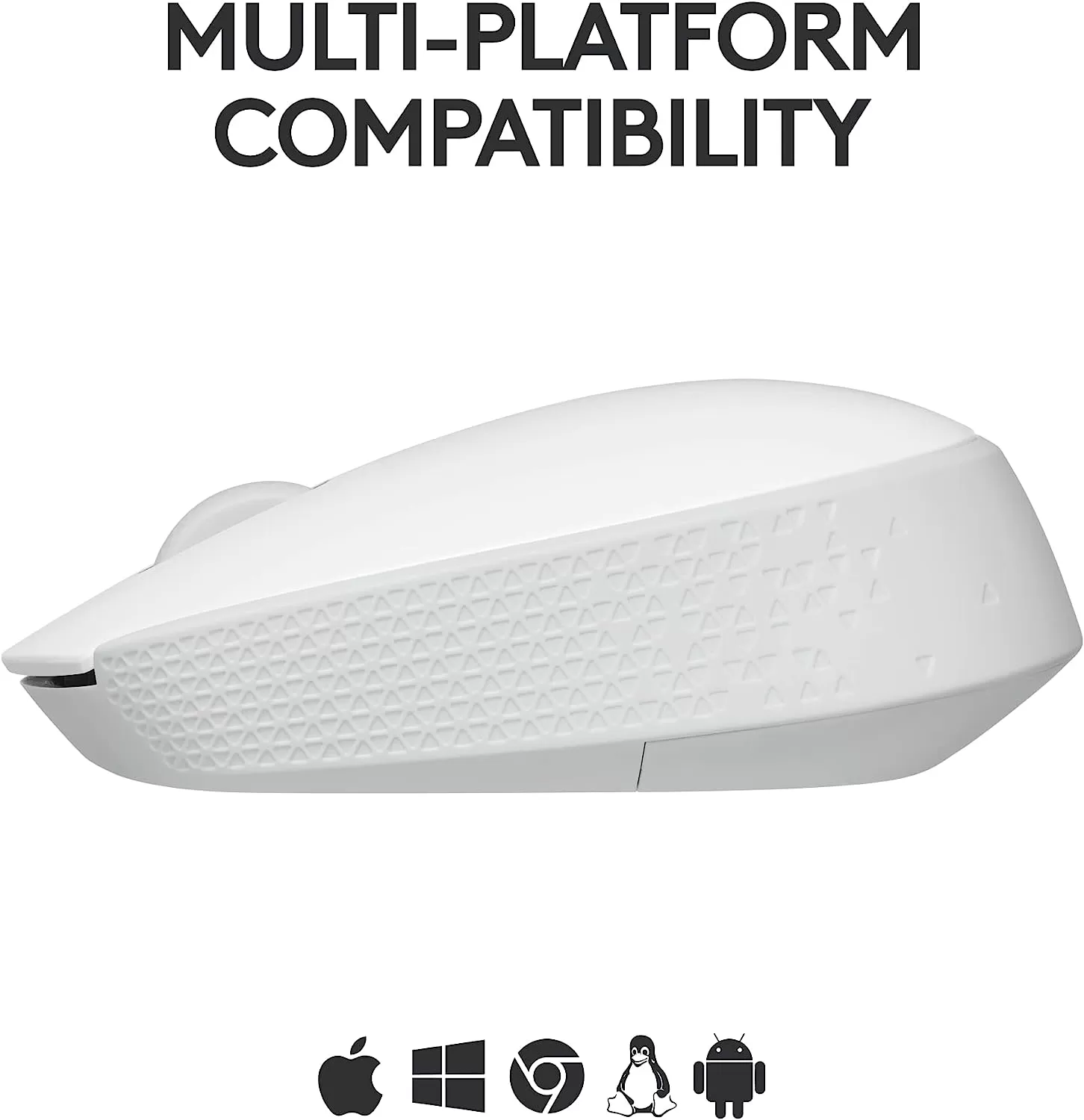 Logitech M170 Wireless Mouse for PC, Mac, Laptop, 2.4 GHz with USB Mini Receiver, Optical Tracking, 12-Months Battery Life, Ambidextrous - Blue Grey