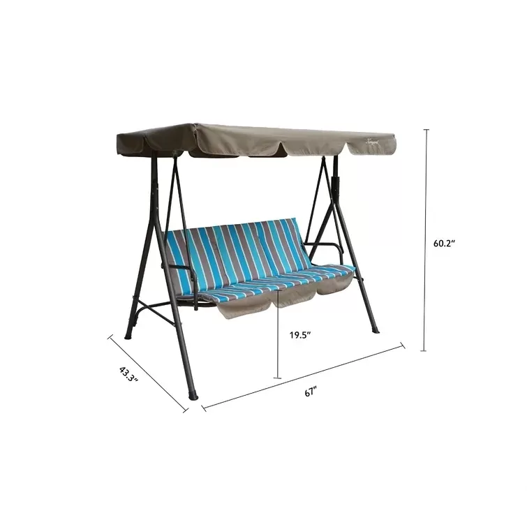 Otterburn Patio Porch Swing with Stand