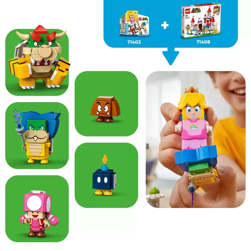 71408 SUPER MARIO PEACH'S CASTLE EXPANSION SET