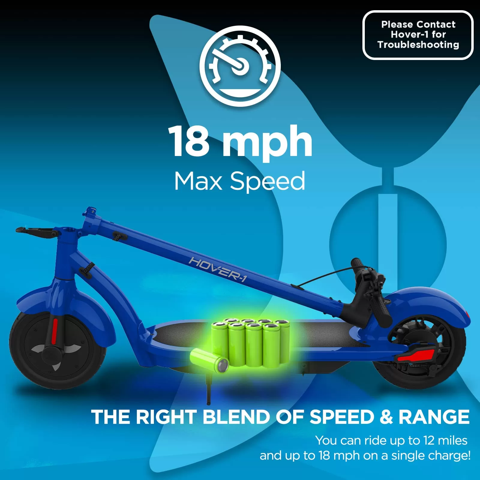 Alpha Electric Scooter | 18MPH, 12M Range, 5HR Charge, LCD Display, 10 Inch High-Grip Tires, 264LB Max Weight, Cert. & Tested - Safe for Kids, Teens & Adults