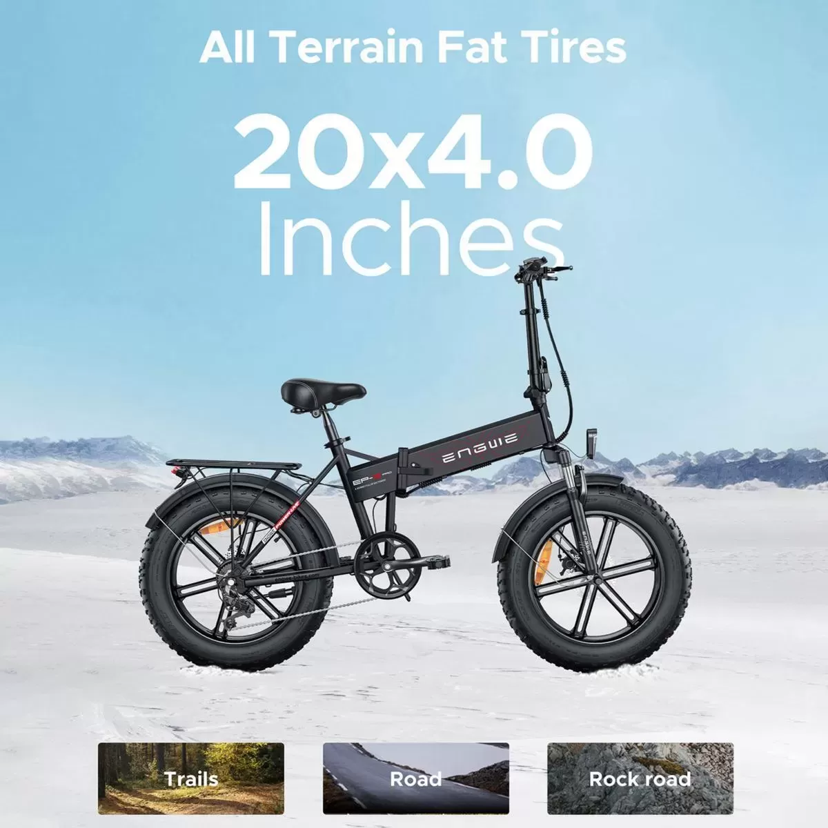 💝HSN-Last Day For Clearance-BUY 2 SAVE 35%!Engwe by Z-Edge 750-Watt Folding E-Bike w/Pedal