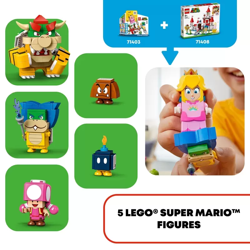 71408 SUPER MARIO PEACH'S CASTLE EXPANSION SET