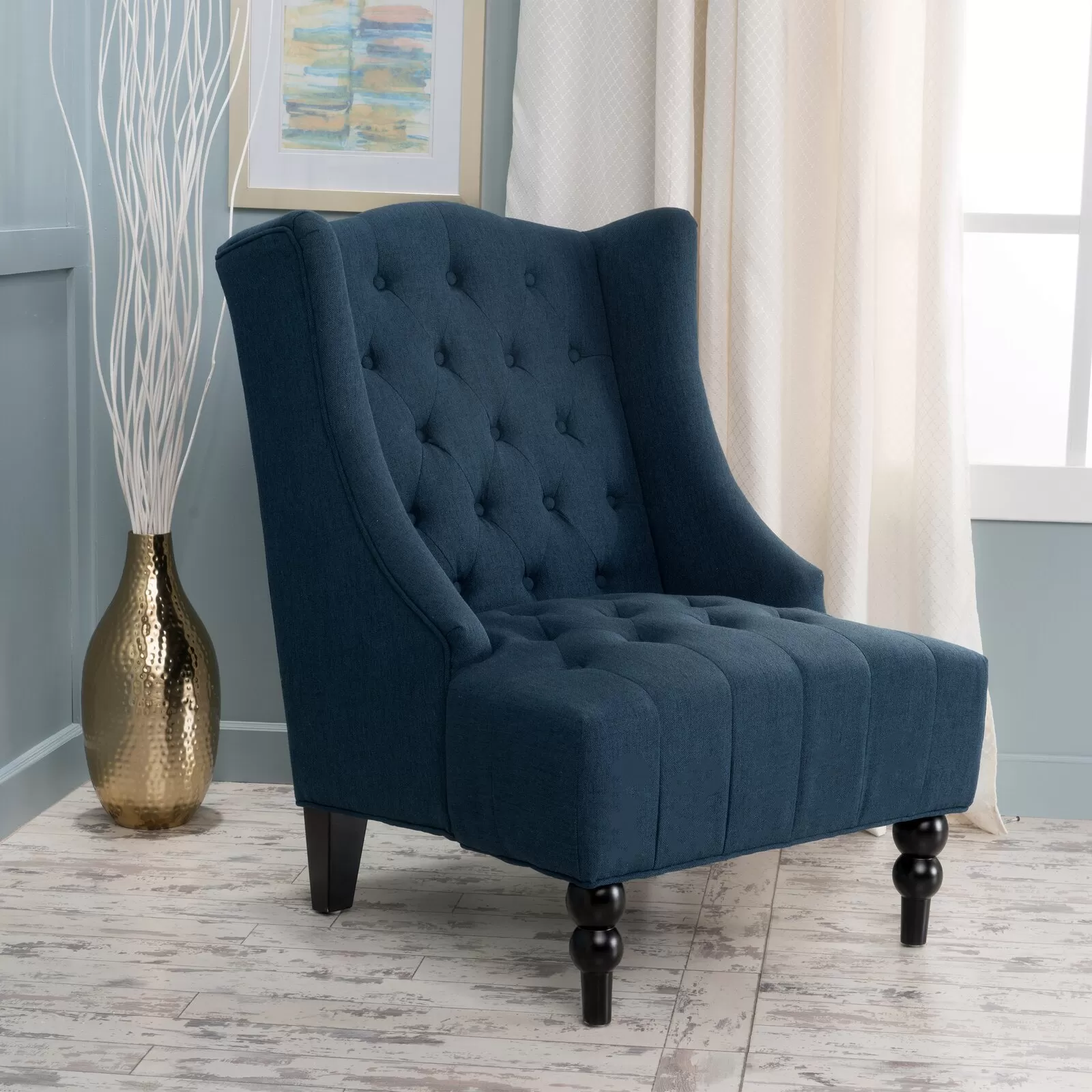 Danni Upholstered Wingback Chair