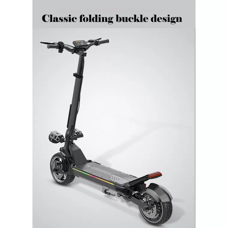 Powerful Motorized Foldable Electric Off-Road Scooter For All Terrain