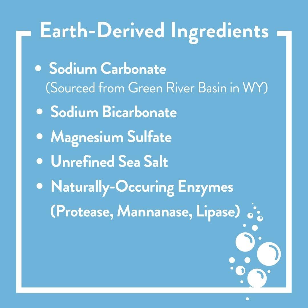 Molly's Suds Original Laundry Detergent Powder | Natural Laundry Detergent Powder for Sensitive Skin | Earth-Derived Ingredients, Stain Fighting | 120 Loads (Citrus Grove)