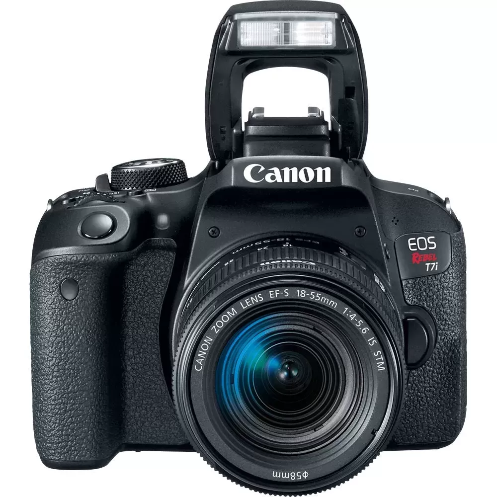 Canon EOS Rebel T7i DSLR Camera with 18-55mm Lens