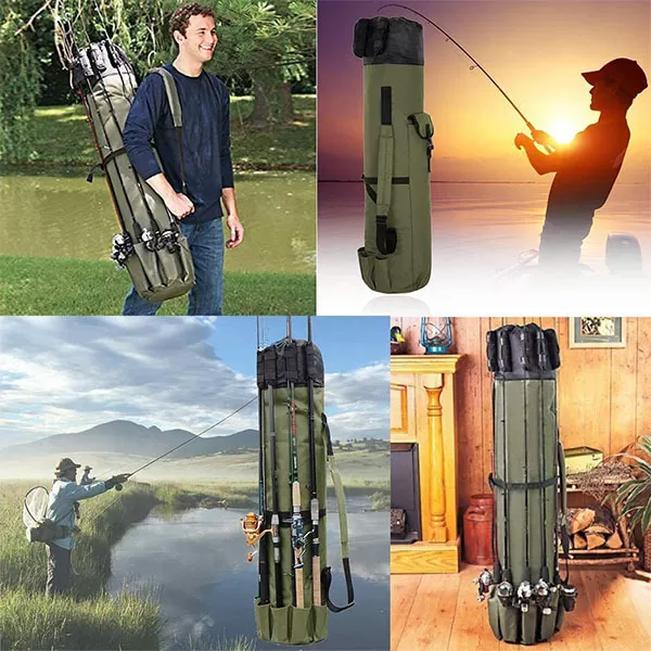 Portable Fishing Rod & Tackle Bag