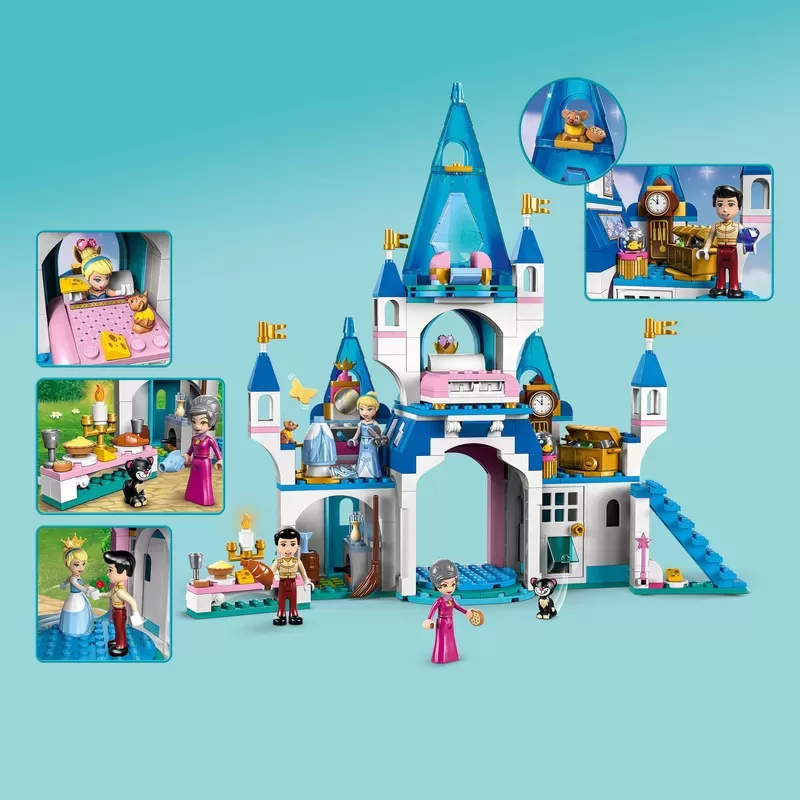 43206 DISNEY CINDERELLA AND PRINCE CHARMING’S CASTLE BUILDING KIT