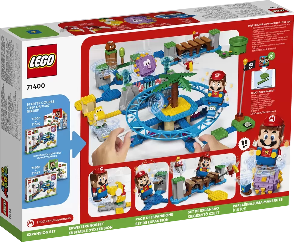 71400 SUPER MARIO BIG URCHIN BEACH RIDE EXPANSION SET