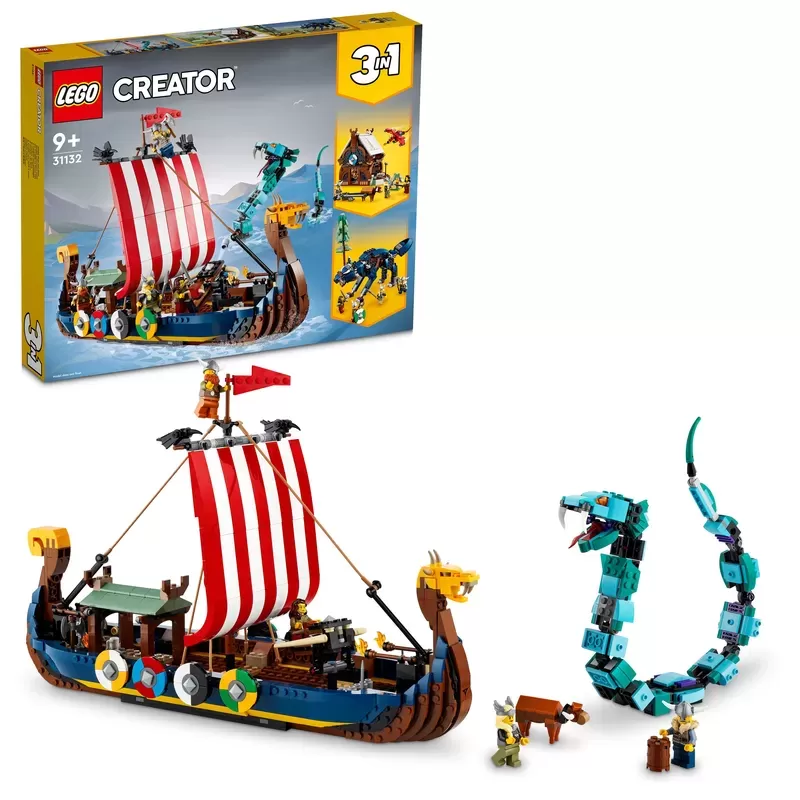 31132 CREATOR VIKING SHIP AND THE MIDGARD SERPENT