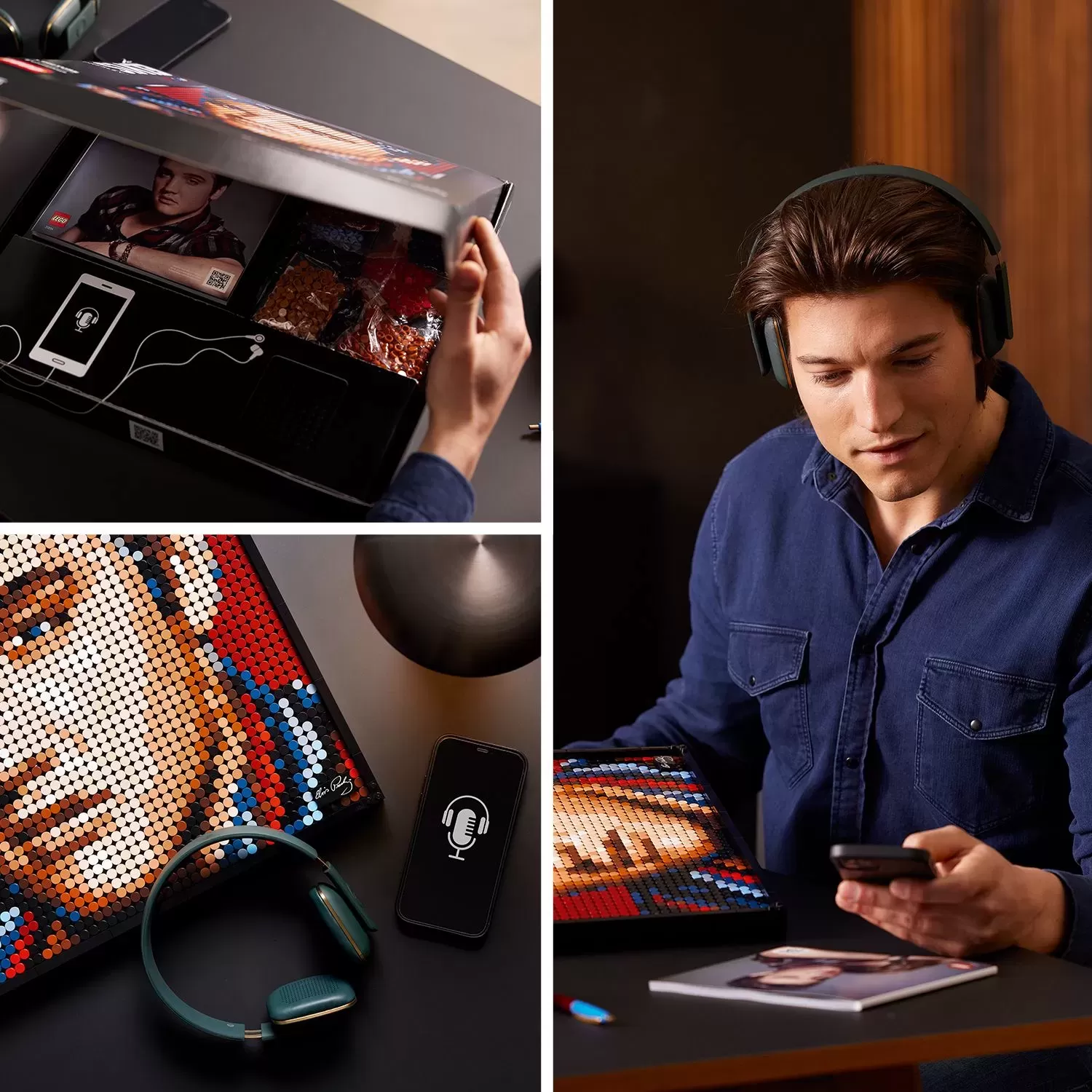 ART ELVIS PRESLEY THE KING 31204 BUILDING KIT