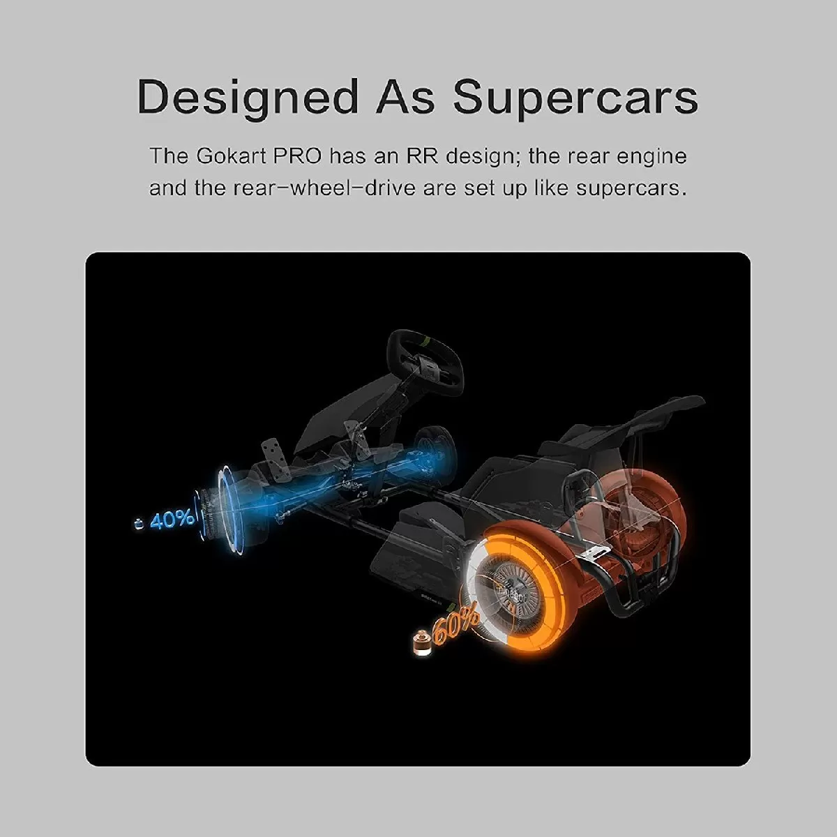 Outdoor Race Pedal Go Karting Car for Kids and Adults, Adjustable Length and Height