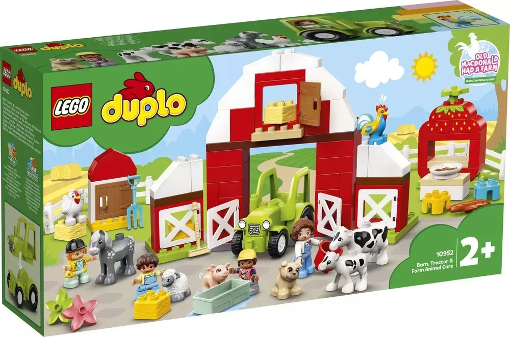 10952 DUPLO BARN & TRACTOR & FARM ANIMAL CARE