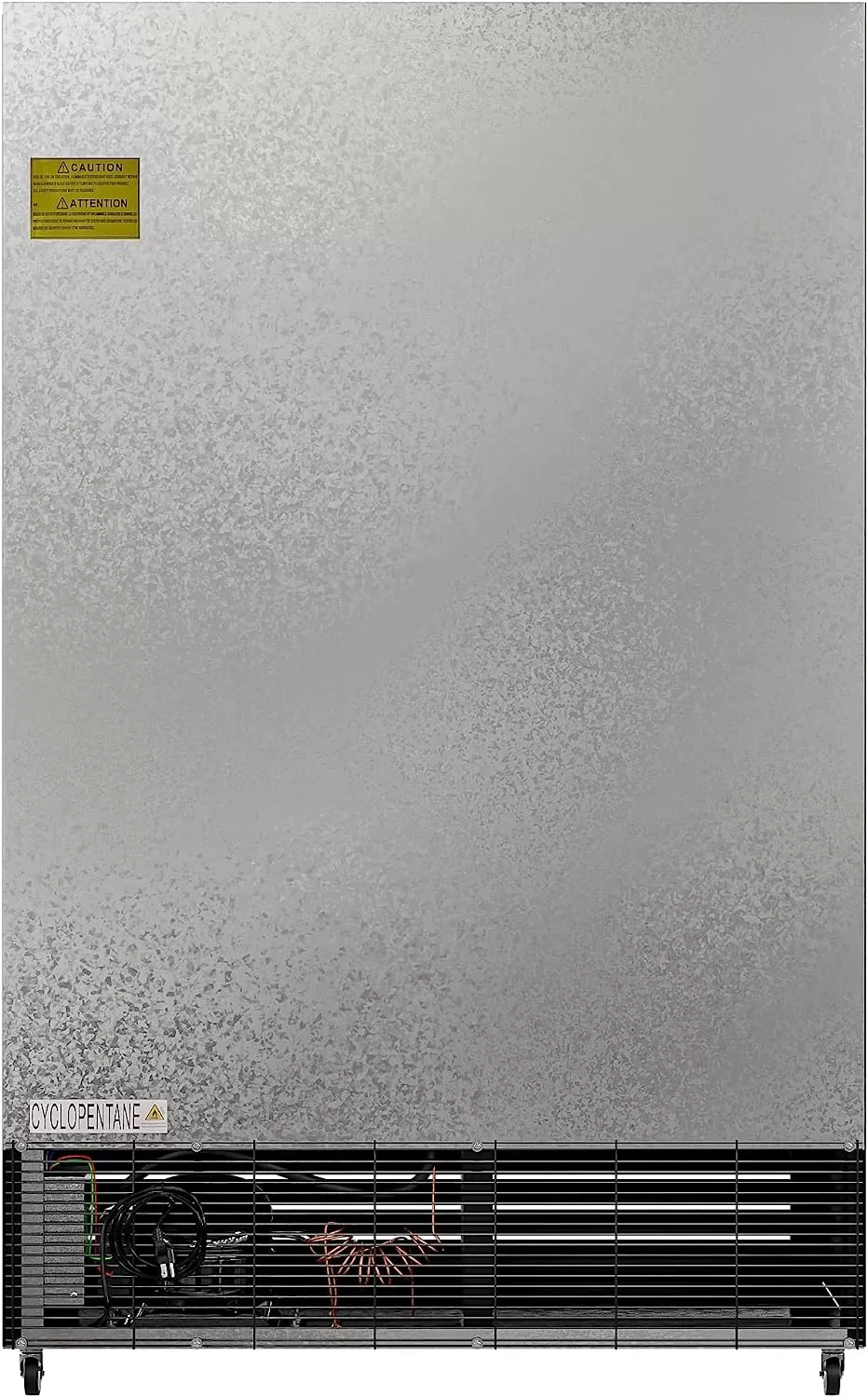 KoolMore Commercial One Glass Door Display Upright Beverage Refrigerator Cooler Merchandiser - 12 Cu. Ft [Black] (MDR-1GD-12C)