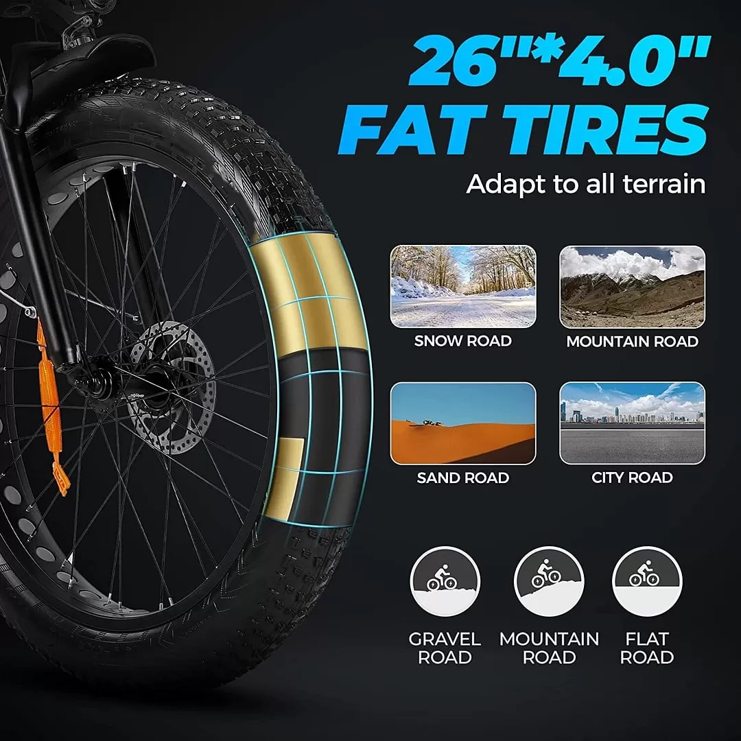 🔥Clearance Sale🔥✨Outdoor electric bike with 48V / 15Ah lithium battery✨