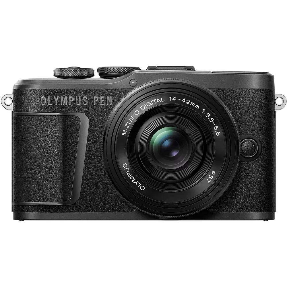 Olympus PEN E-PL10 Mirrorless Digital Camera with 14-42mm Lens | Black