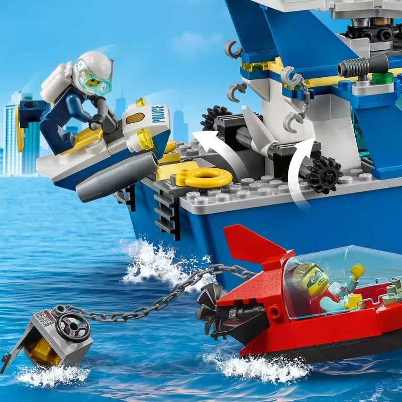 60277 CITY POLICE PATROL BOAT