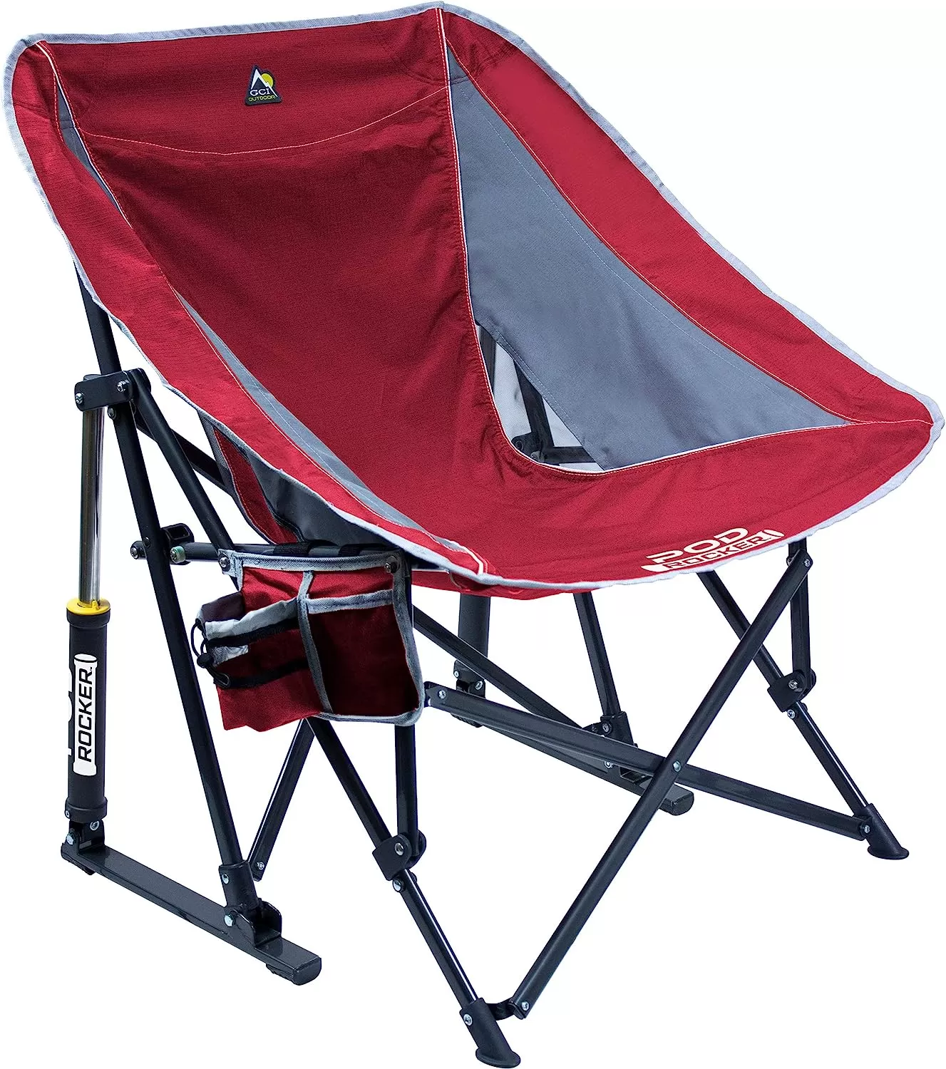 Outdoor Freestyle Rocker Portable Rocking Chair & Outdoor Camping Chair, ergonomic Nylon, Indigo Blue