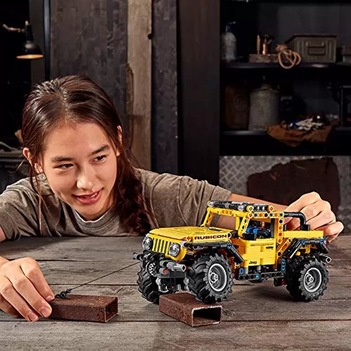 Technic Jeep Wrangler 42122 Building Toy Set for Kids, Boys, and Girls Ages 9+ (665 Pieces)