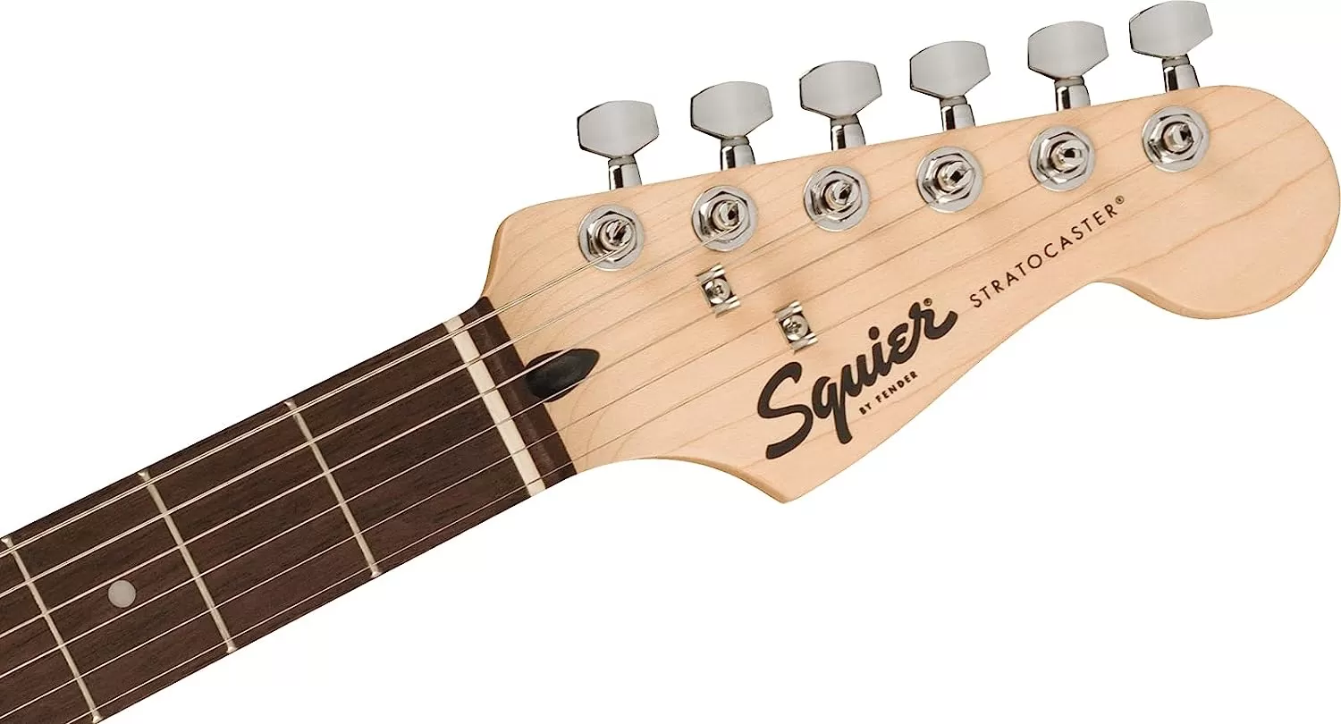 Fender Squier Stratocaster - Sunburst Bundle with Frontman 10G Amp, Gig Bag, Instrument Cable, Tuner, Strap, Picks, Fender Play Online Lessons, Instructional Book, and Austin Bazaar Instructional DVD