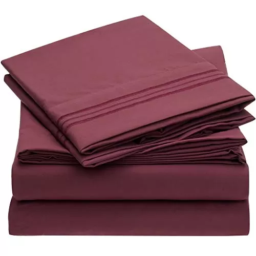 Brushed Microfiber Hypoallergenic 4 pcs Bedsheet Set
