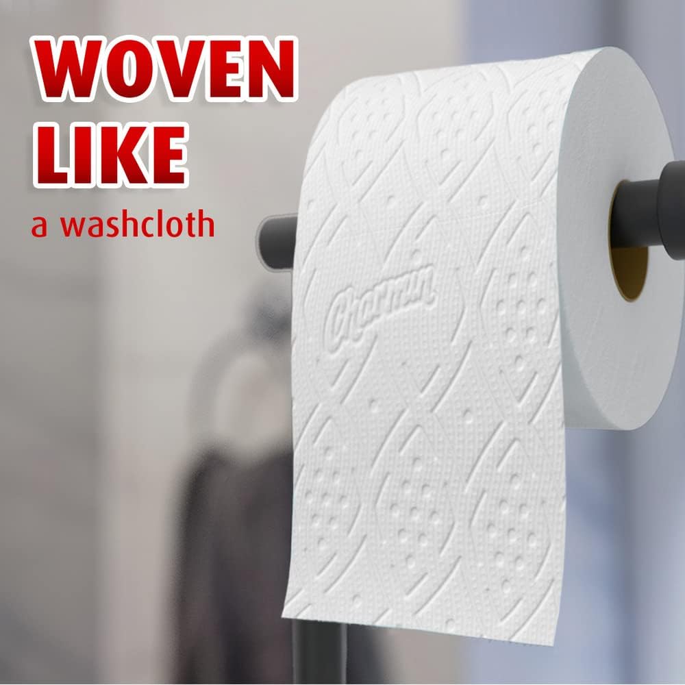 Charmin Ultra Strong Clean Touch Toilet Paper, 18 Family Mega Rolls = 90 Regular Rolls