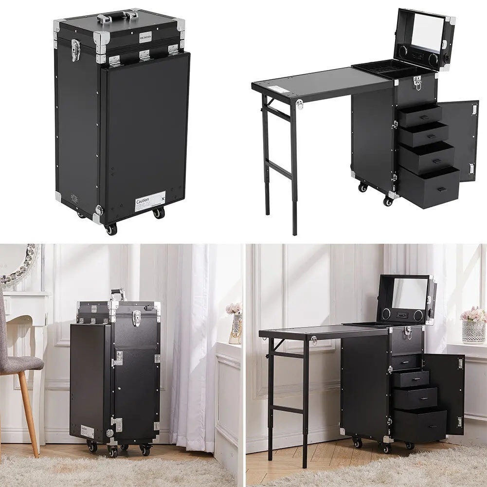 š„Special offer todayš„Rolling Manicure Table Nail Desk Workstation Polish Trolleyļ¼Buy 1 Get 1 Freeļ¼