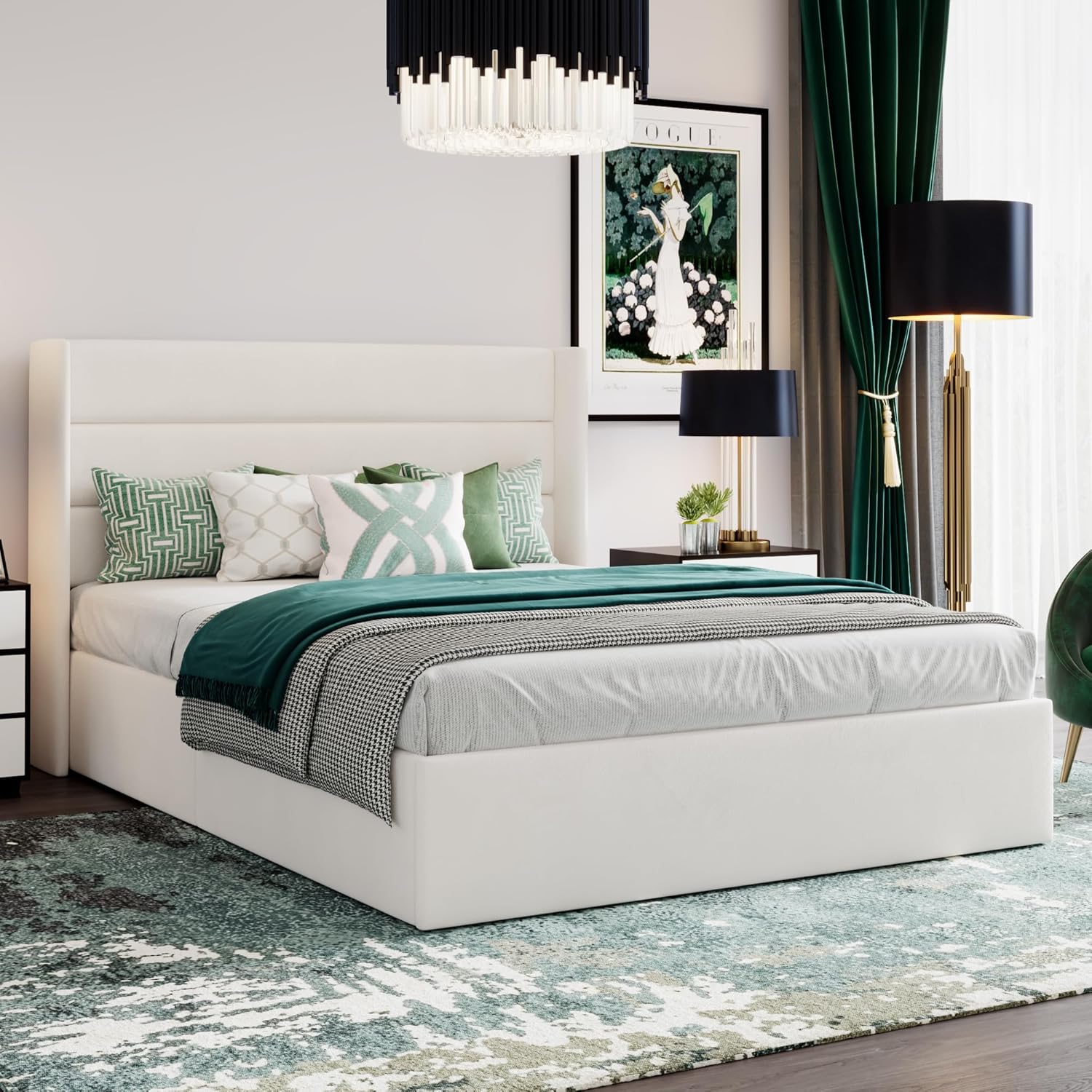 ❗❗Clearance sale King Size Lift Up Storage Bed