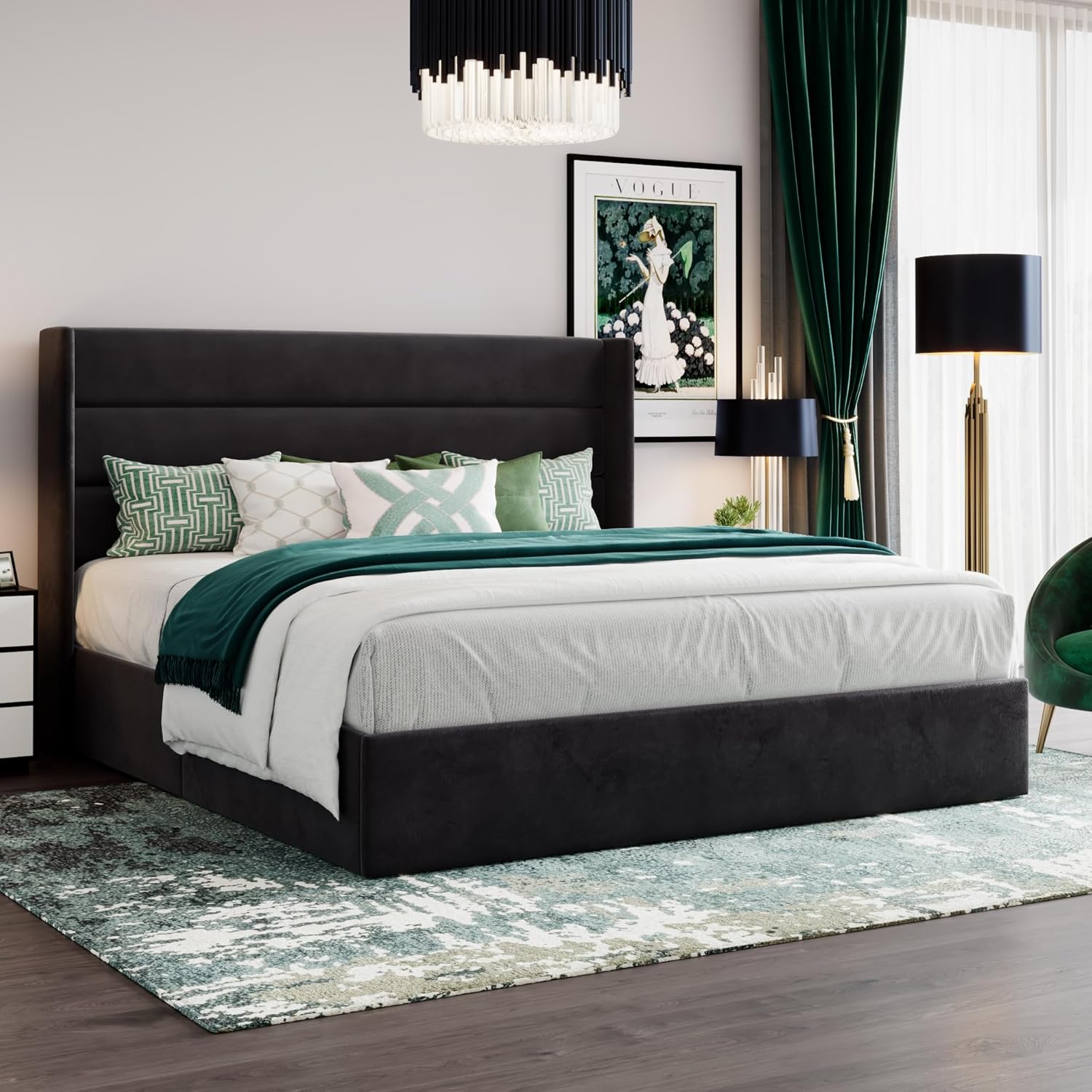 ❗❗Clearance sale King Size Lift Up Storage Bed