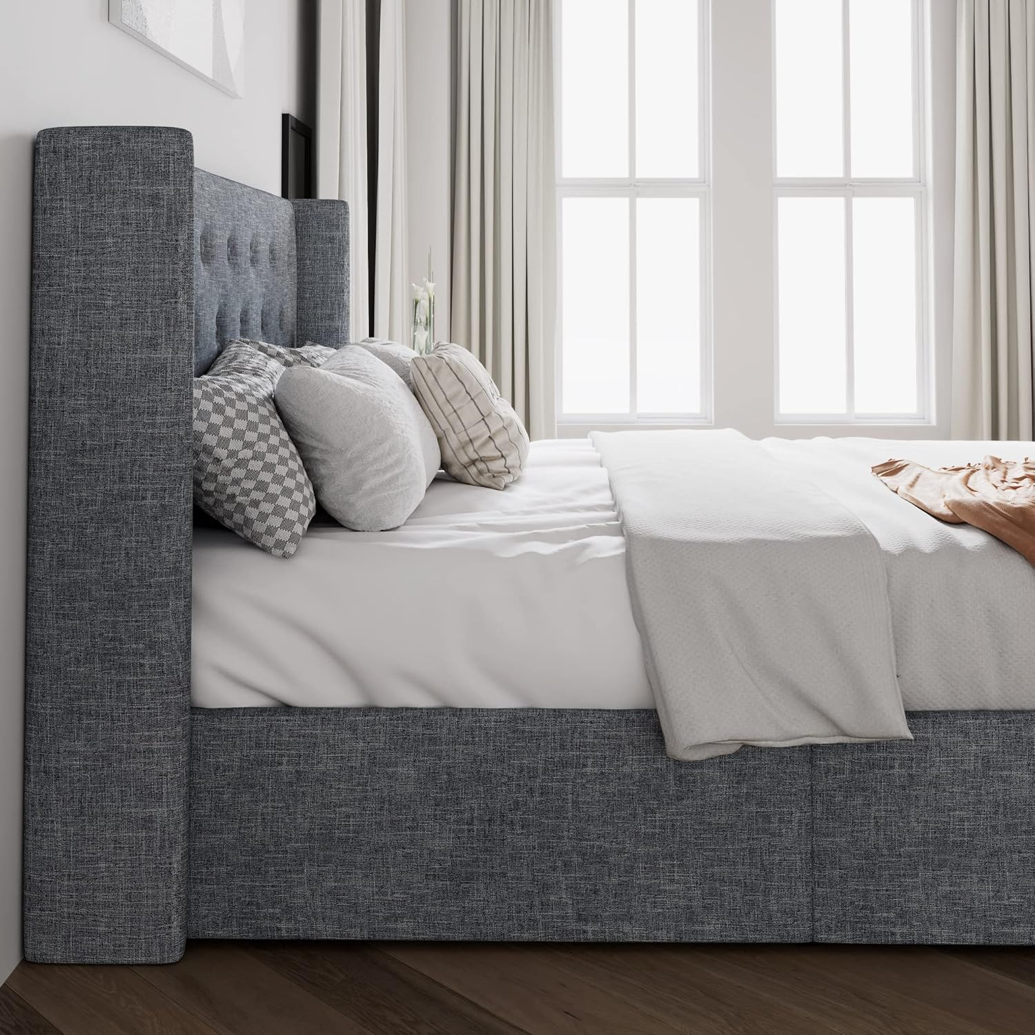 ❗❗Clearance sale King Size Lift Up Storage Bed