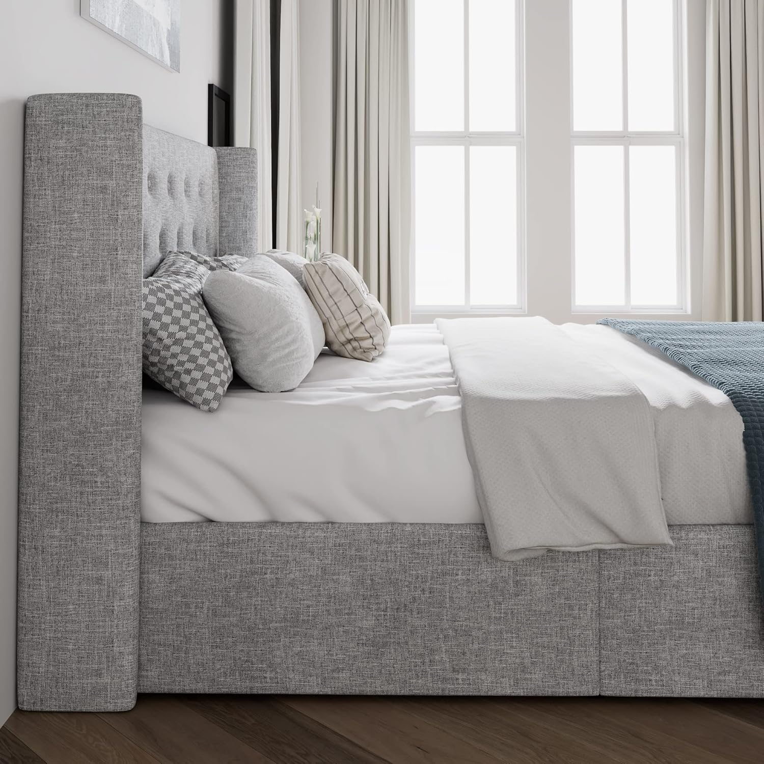 ❗❗Clearance sale King Size Lift Up Storage Bed