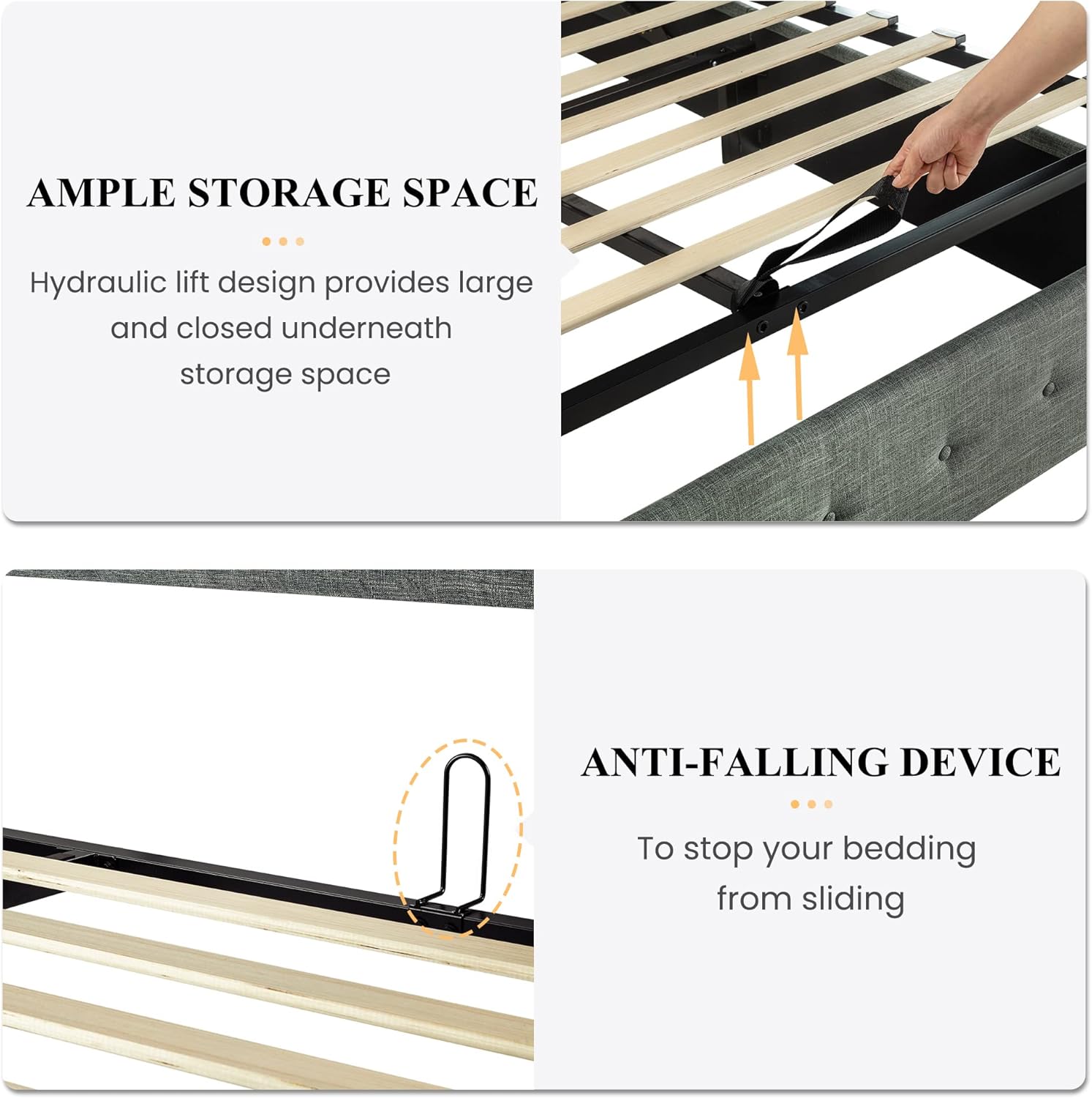 ❗❗Clearance sale King Size Lift Up Storage Bed