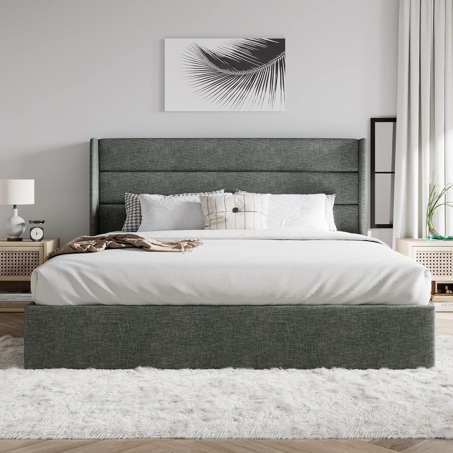 ❗❗Clearance sale King Size Lift Up Storage Bed