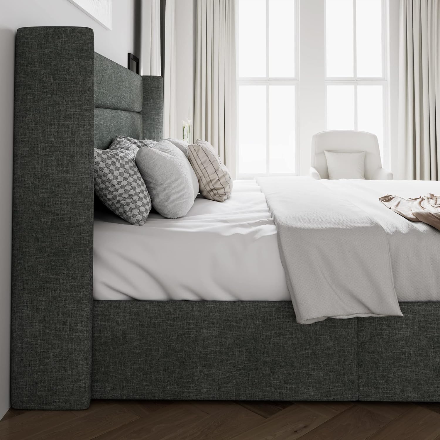 ❗❗Clearance sale King Size Lift Up Storage Bed