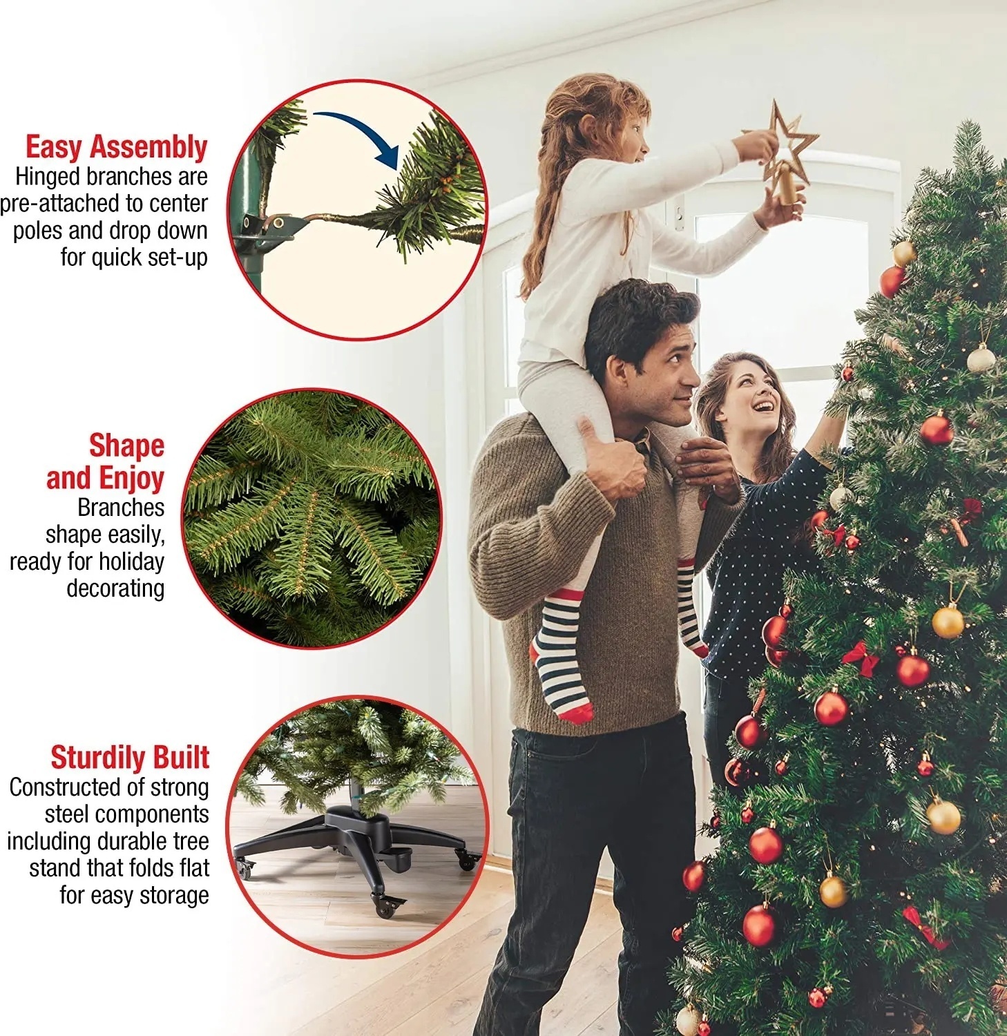 🎄Magical Remote Control Retractable Christmas Tree