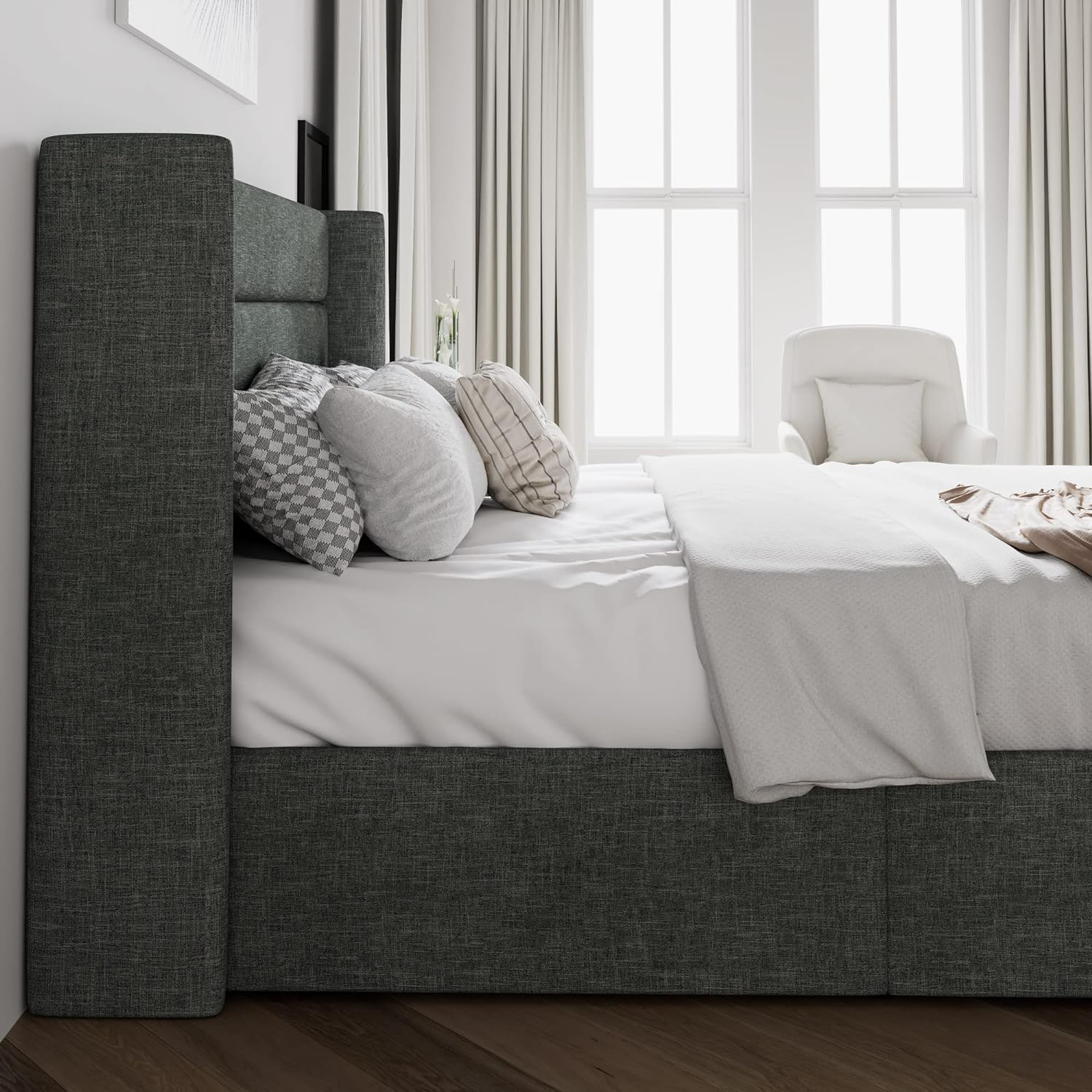❗❗Clearance sale King Size Lift Up Storage Bed
