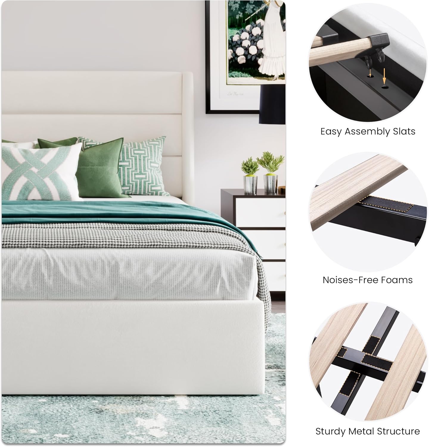 ❗❗Clearance sale King Size Lift Up Storage Bed