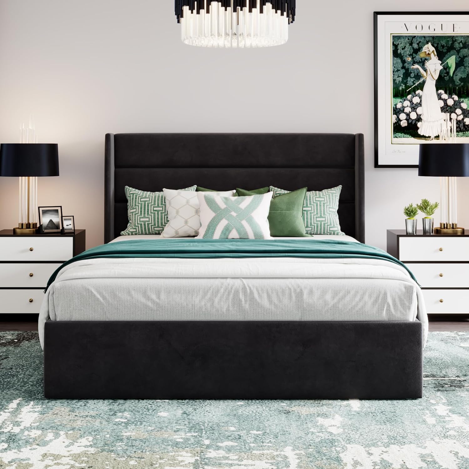 ❗❗Clearance sale King Size Lift Up Storage Bed