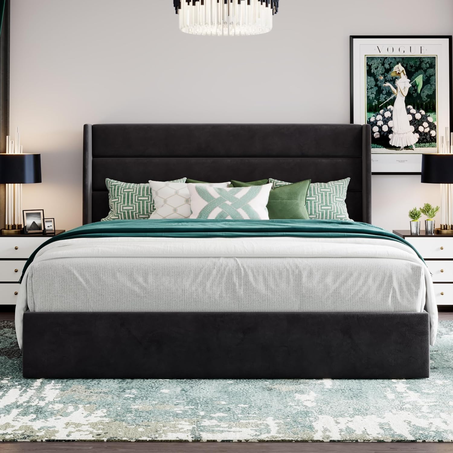 ❗❗Clearance sale King Size Lift Up Storage Bed