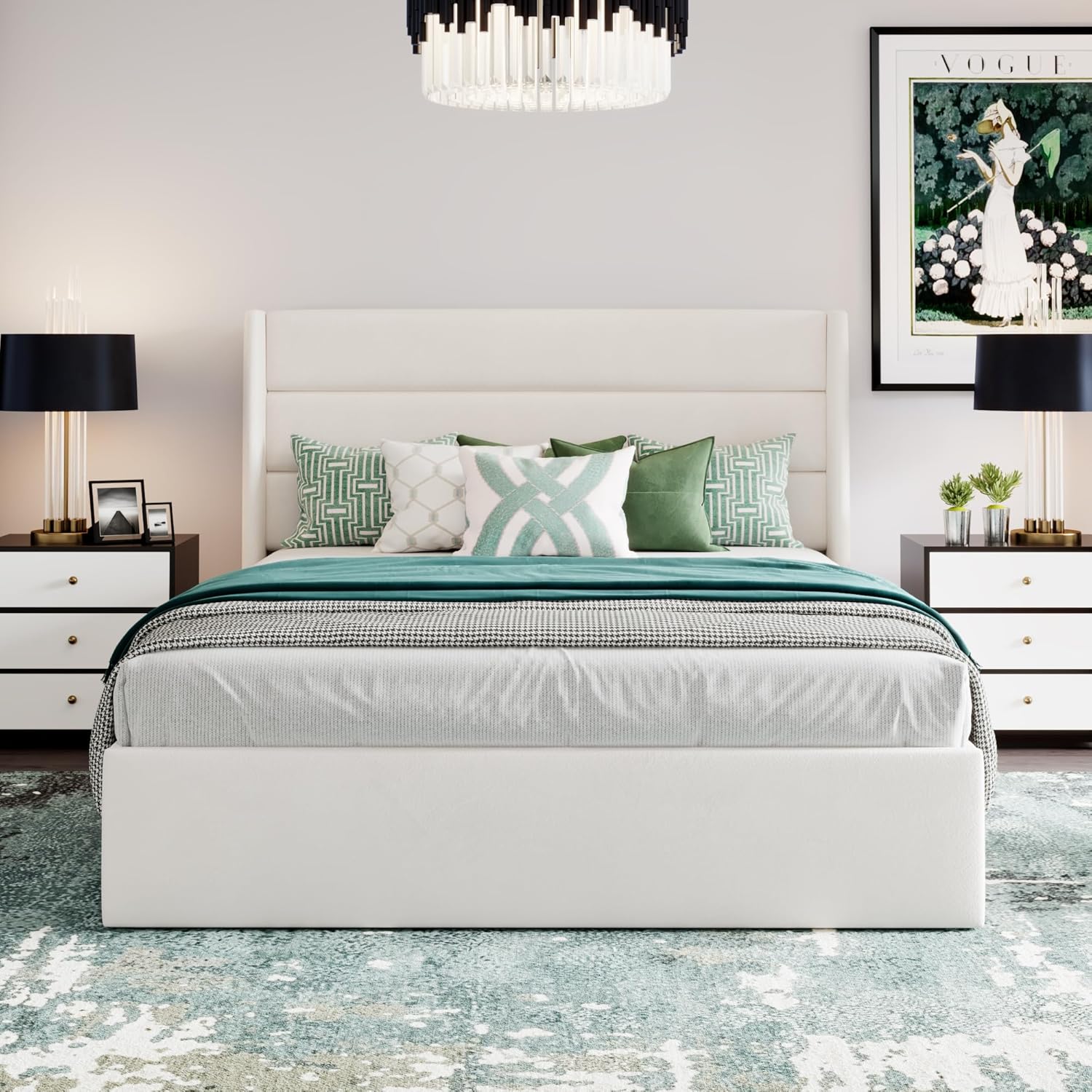 ❗❗Clearance sale King Size Lift Up Storage Bed
