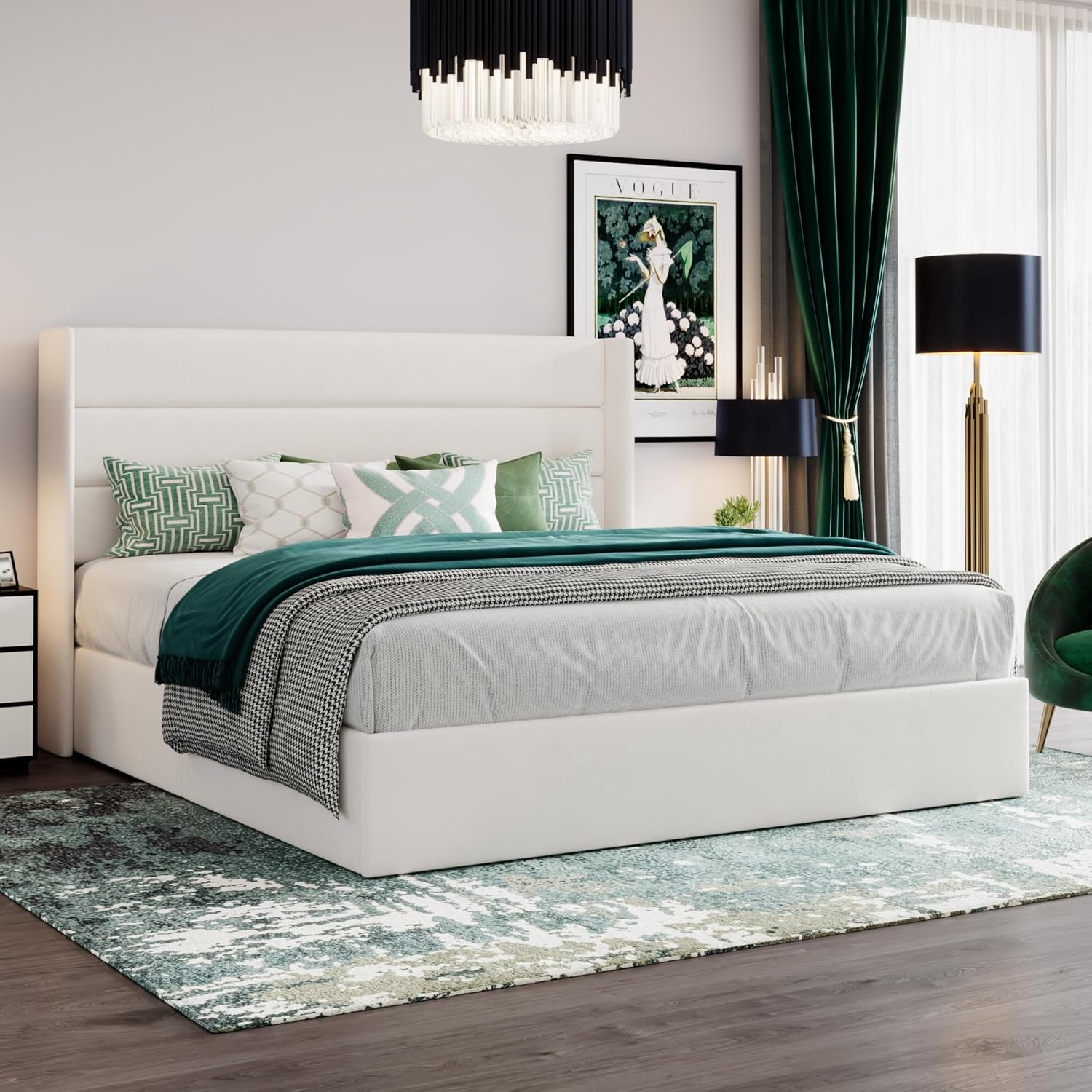 ❗❗Clearance sale King Size Lift Up Storage Bed