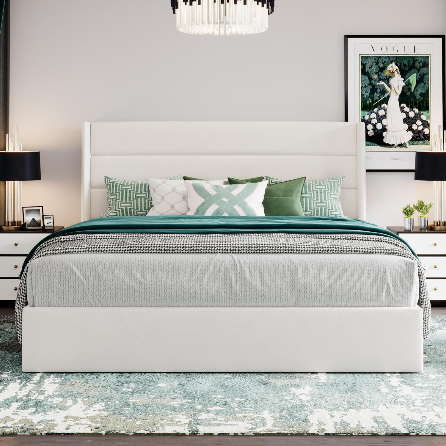 ❗❗Clearance sale King Size Lift Up Storage Bed