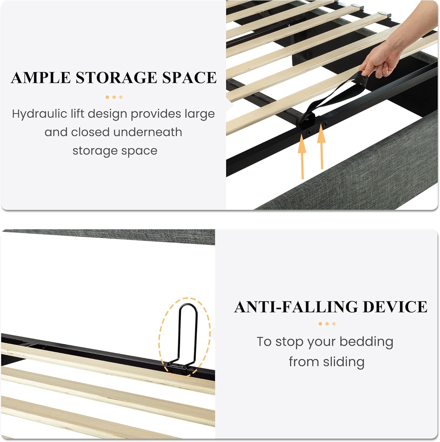 ❗❗Clearance sale King Size Lift Up Storage Bed